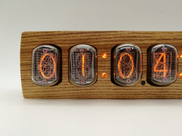 Close up of Messenger IN-12 Nixie Clock