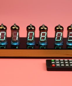 Assembled VFD Nixie Tube Clock IV-11 complete with remote control